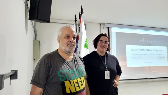 Imagem 5 – Professores Ricardo e Larissa