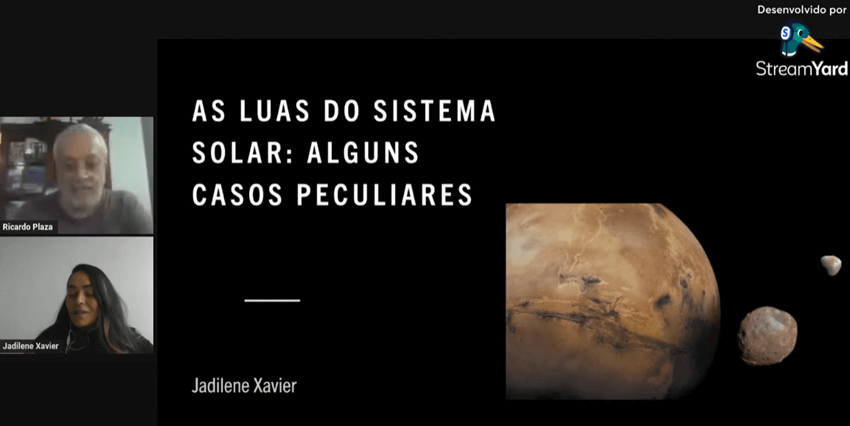 Imagem 3 – Slide inicial da apresentação da professora Jadilene