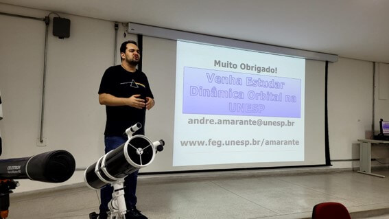Imagem 12 – Slide final da apresentação do professor André Amarante