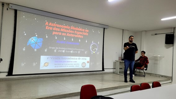 Imagem 2 – Slide inicial da apresentação do professor André Amarante