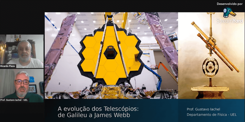 Imagem 3 – Slide inicial da apresentação do professor Gustavo Iachel