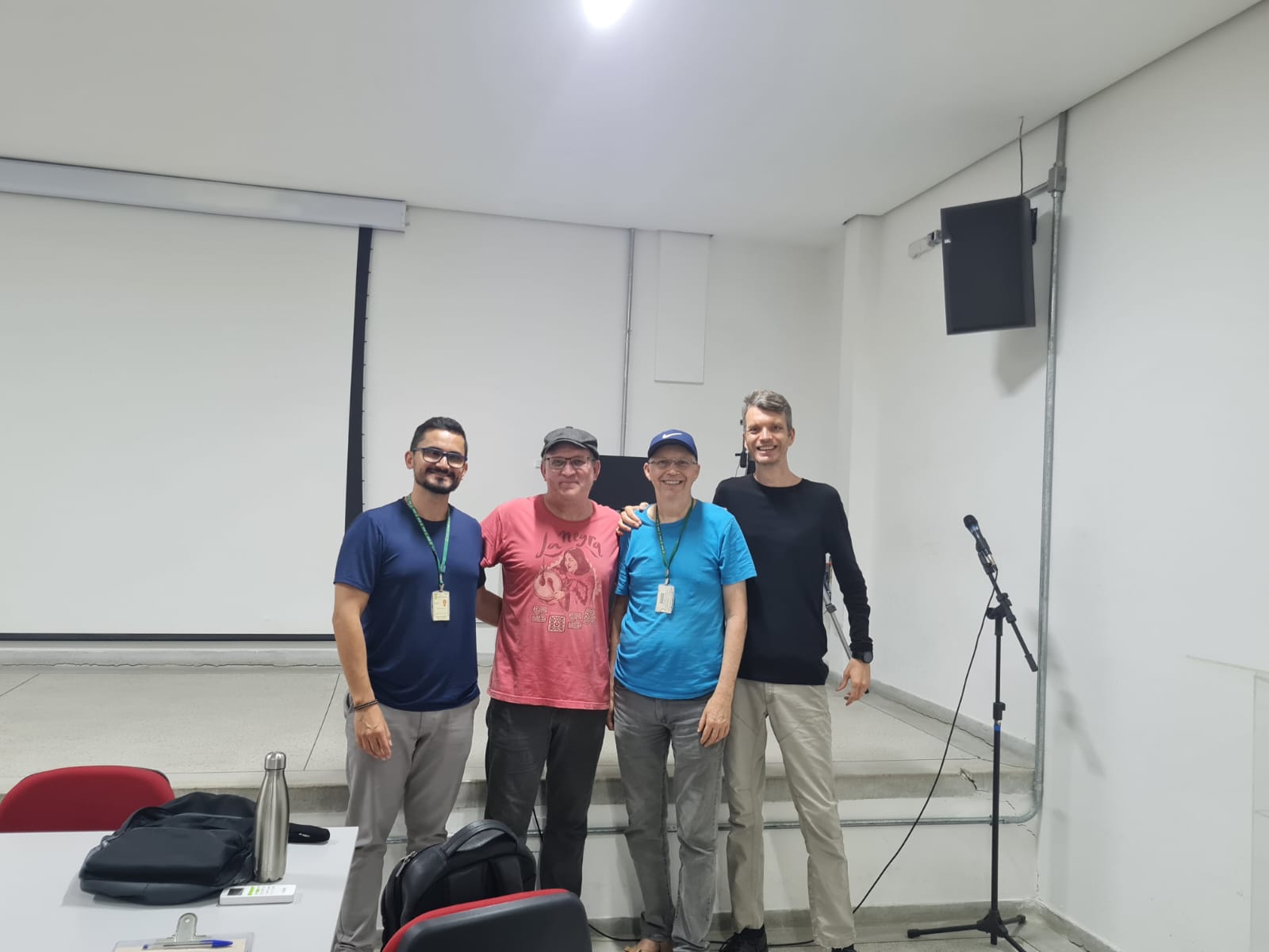 Imagem: Professores Rafael, Nelson, Marcelo e Márcio André Traesel