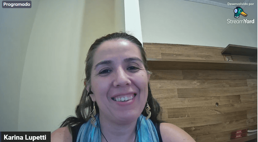 Imagem 1 – Professora Karina Omuro Lupetti