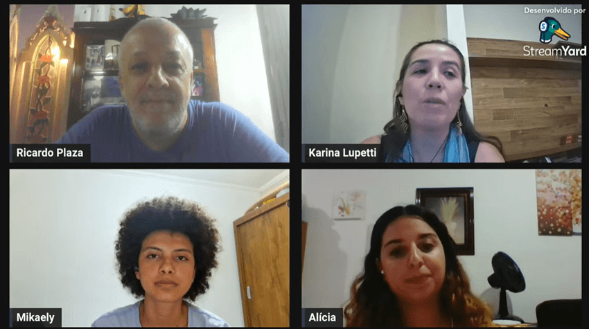 Imagem 2 – Ricardo, Karina, Mikaely e Alícia