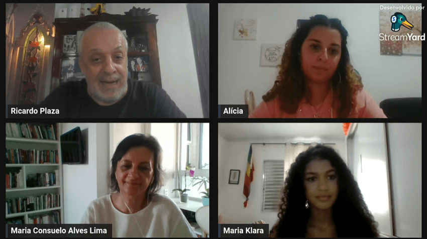 Imagem 2 – Ricardo, Alícia, Maria Consuelo e Maria Klara