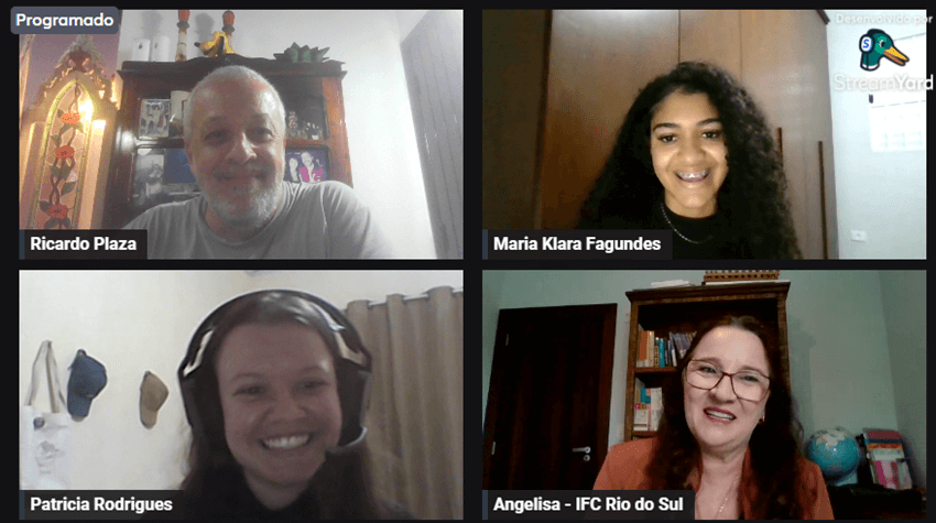 Imagem 2 – Ricardo, Maria Klara, Patricia e Angelisa