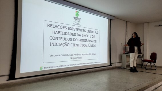 Imagem 15 - Veronica Orrutia Mariano Lourenço em sua primeira apresentação
