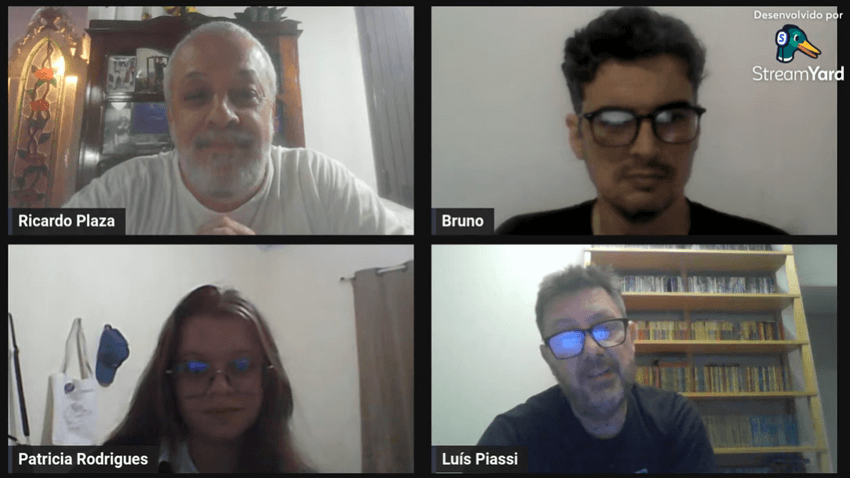 Imagem 4 – Ricardo, Bruno, Patricia e Luís Paulo