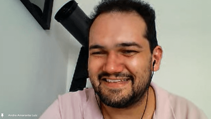 Imagem 1 – Professor André Amarante Luiz