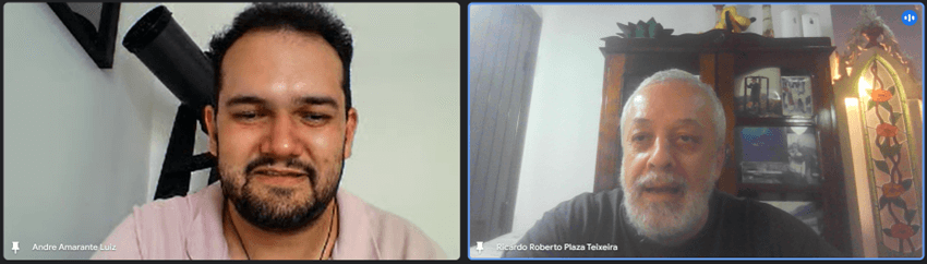 Imagem 3 – Professores André Amarante e Ricardo Plaza