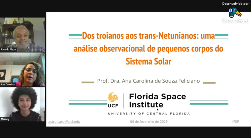 Inicio da Apresentação da Professora Ana Carolina