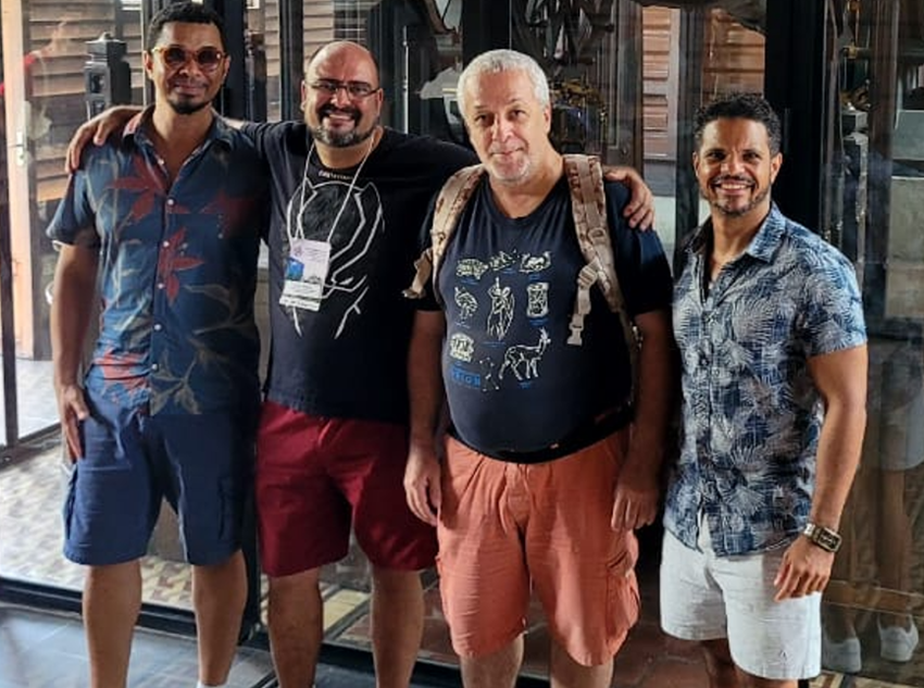 Imagem 3 – Professores Willian, Jonny, Ricardo e Allan