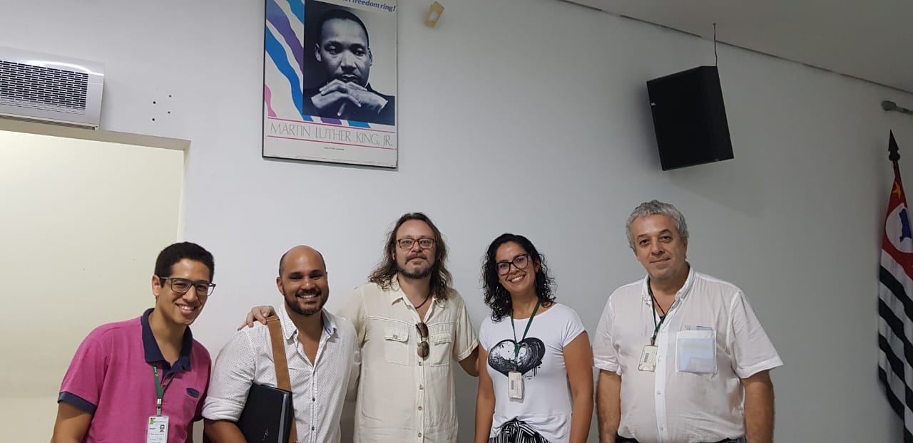 Professores Renan, Mauro, Jefesron, Ticiana e Ricardo