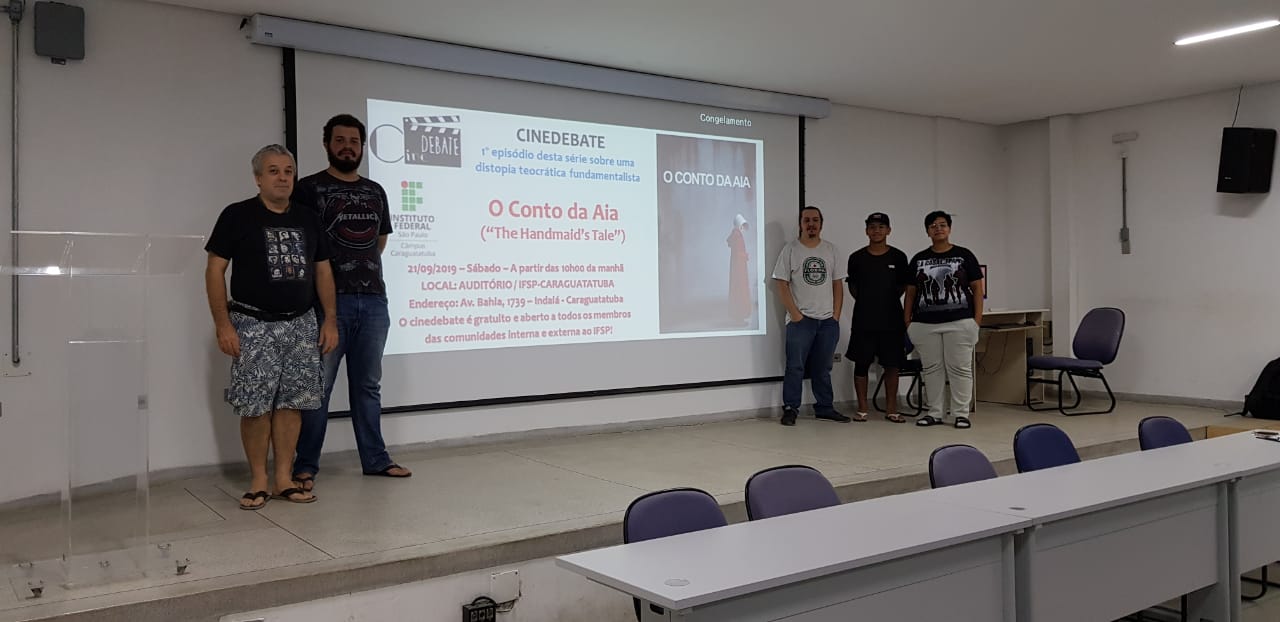 Professor Ricardo, Vinicius, Rafael, André e Nicoli