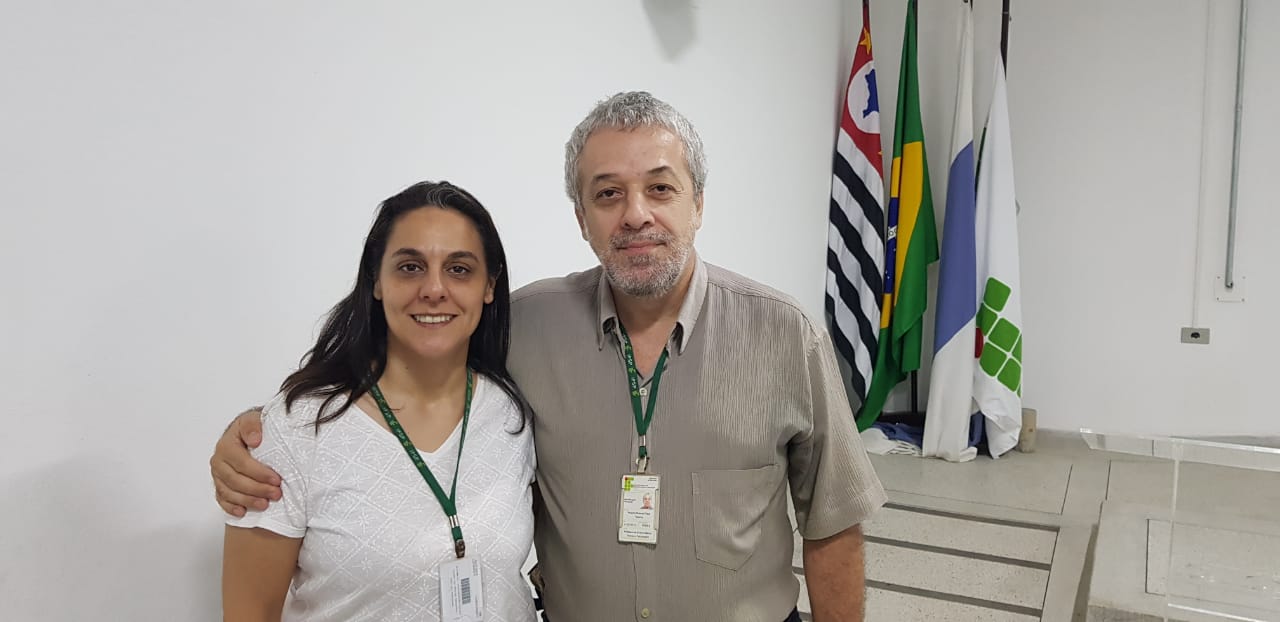 Professores Patrícia e Ricardo, na 5ª feira de manhã