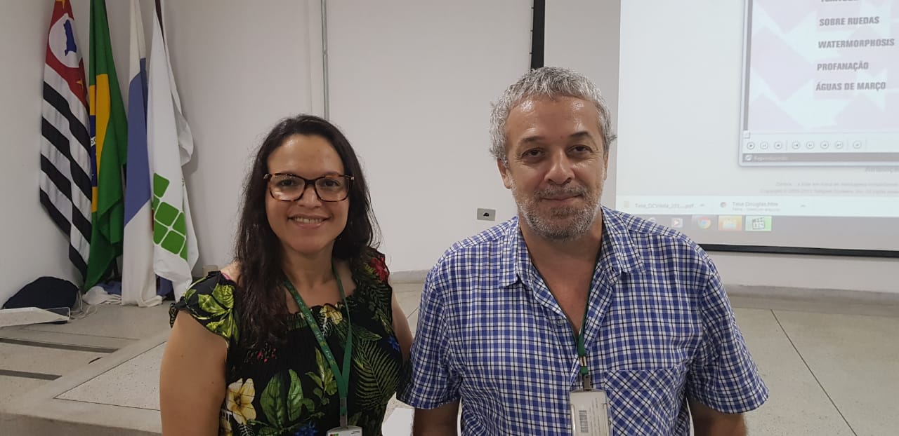 Professores Ângela e Ricardo, na 4ª feira de tarde