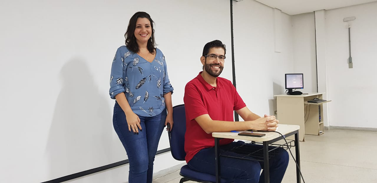 Foto: Professores Sheyla e Newton