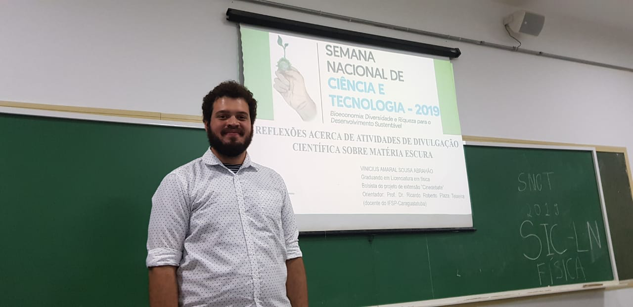 Foto: Apresentação do trabalho de Vinicius Abrahão