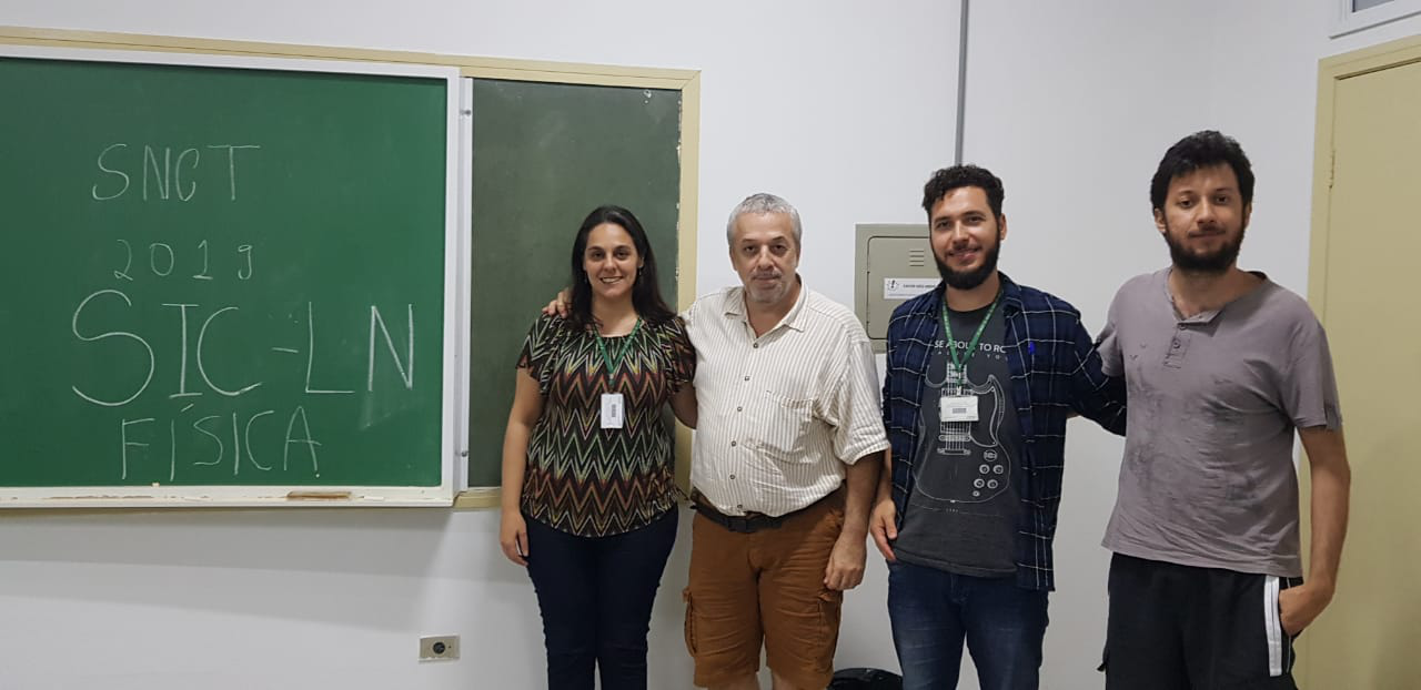 Foto: Professores Patricia, Ricardo, Alex e Luis Fernando