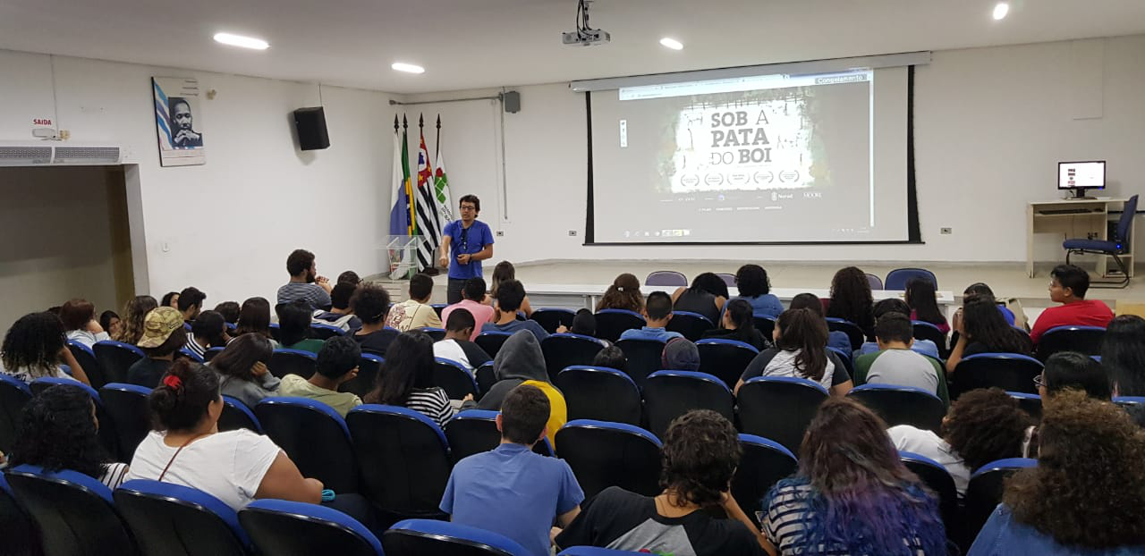 Foto: Professor Bruno debateu a obra exibida