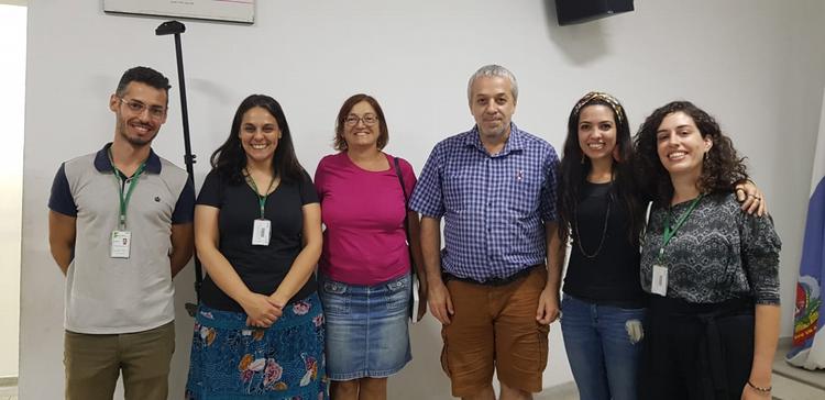 Professores Aleandro, Patricia, Maria do carmo, Ricardo, Juliana e Ana Maria