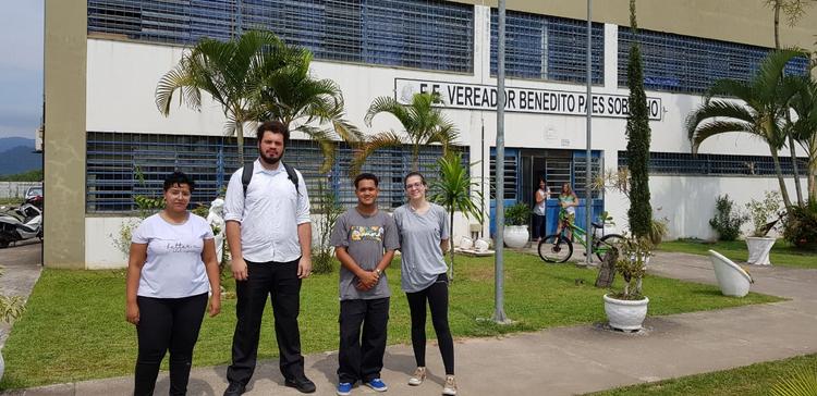 Nicoli, Vinicius, André e Amanda