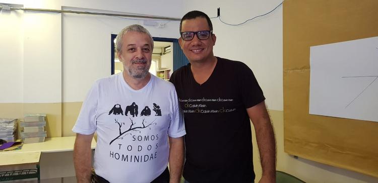 Professores Ricardo e Leandro