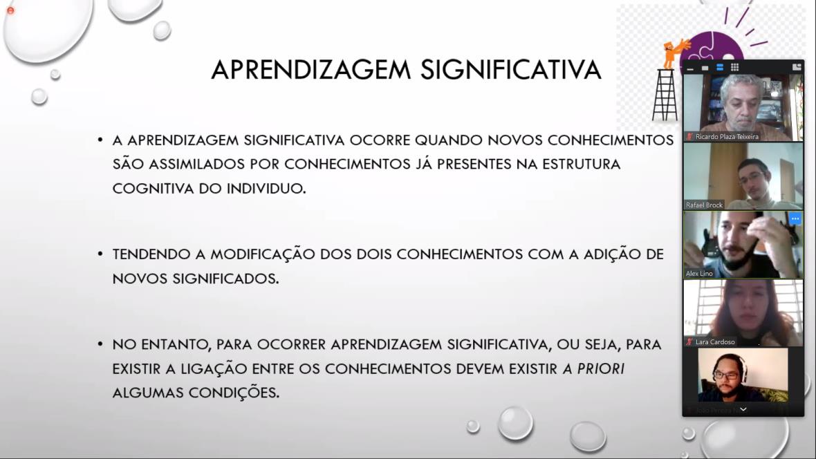 Foto: “Slide” utilizado no seminário do professor Alex Lino
