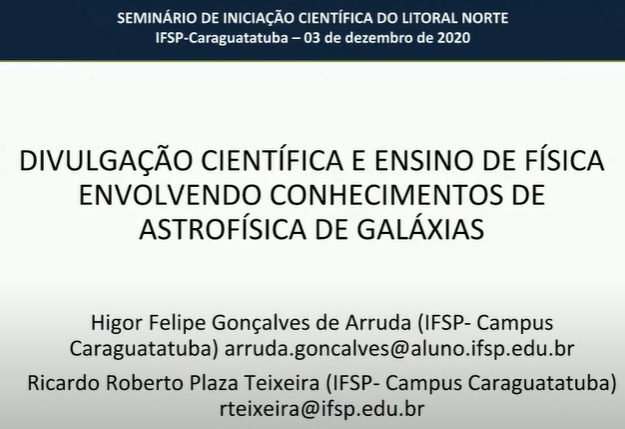 Slide inicial da apresentação de Higor Felipe Gonçalves de Arruda