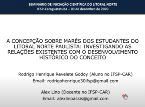 Slide inicial da apresentação de Rodrigo Henrique Revelete Godoy
