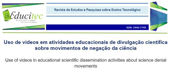 Início do artigo publicado na revista Educitec