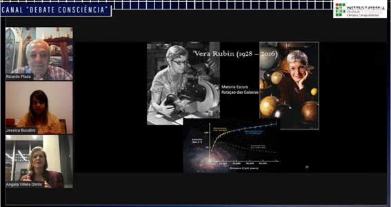 Imagem 8 - Slide sobre a astrônoma Vera Rubin