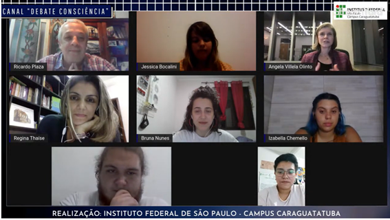 Imagem 9 - Ricardo, Jessica, Angela, Regina, Bruna, Izabella, Giovanni e Nicoli