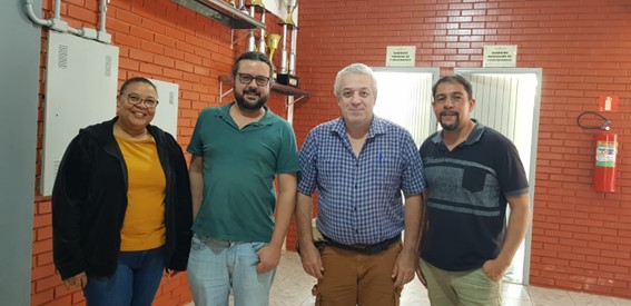 Imagem 3 – Professores Maria Vilma, Felipe, Ricardo e Laércio