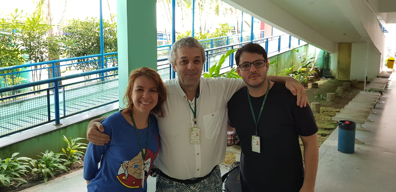 Professores Priscila, Ricardo e Renato