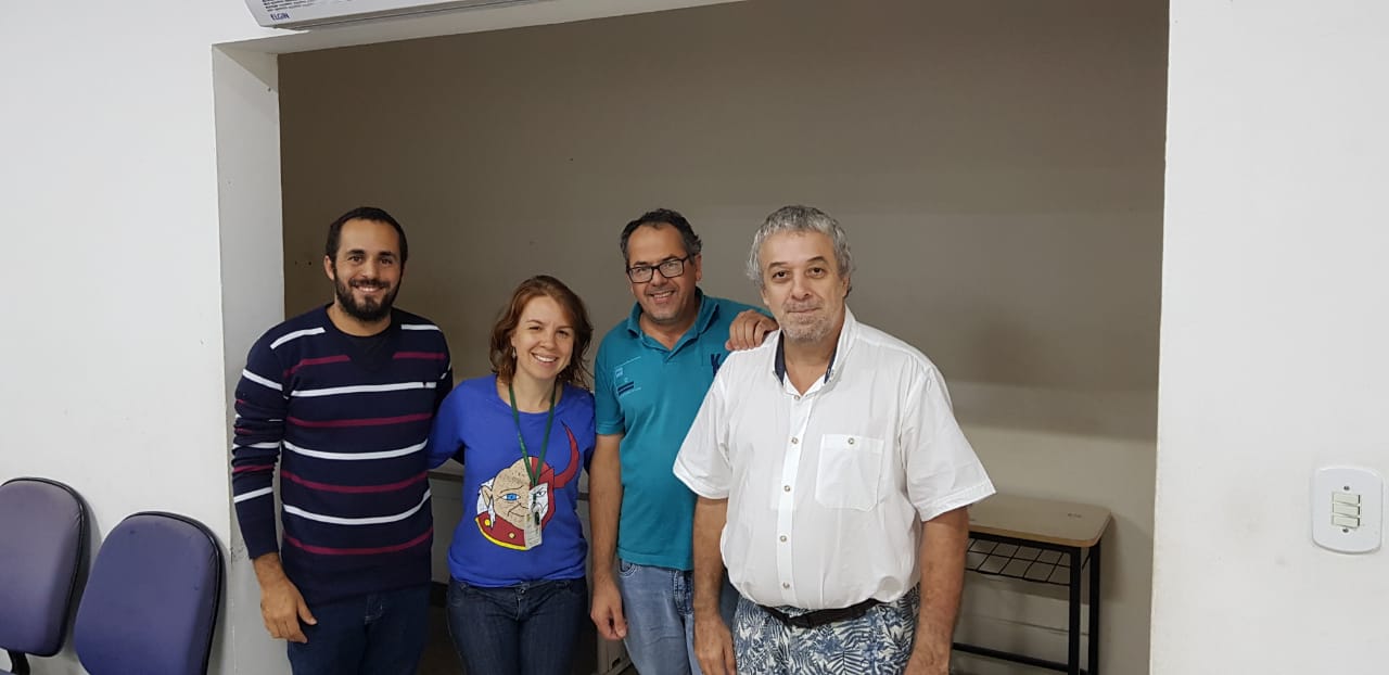 Professores Ricardo Soares Priscila Santos Kleucio Claudio e Ricardo Plaza