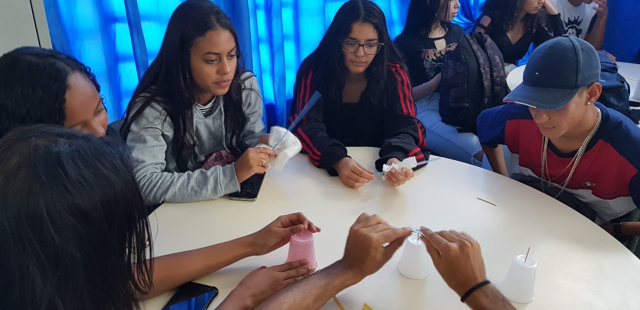 Para Kaua a participação ativa dos alunos no experimento ajuda na aprendizagem