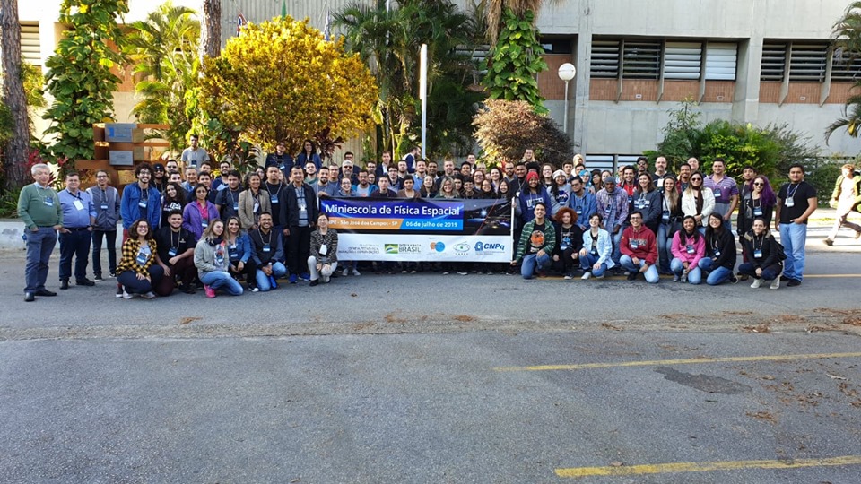 Participantes da Miniescola de Física Espacial do INPE 2019