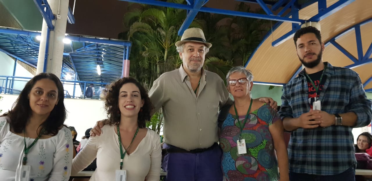 Professores Patrícia, Ana Maria, Ricardo, Mariângela e Alex