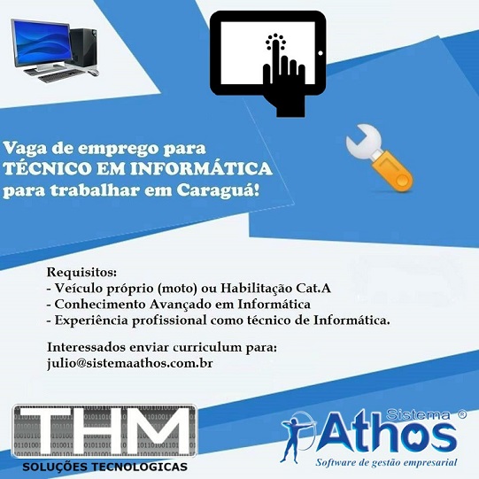 vaga ténico logo athos novo