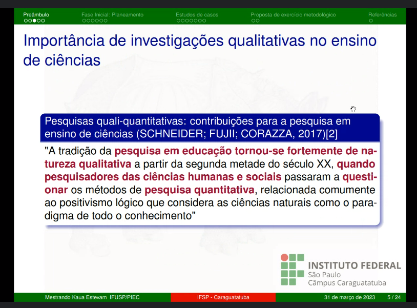 Imagem 4 – Slide apresentado por Kaua Freitas