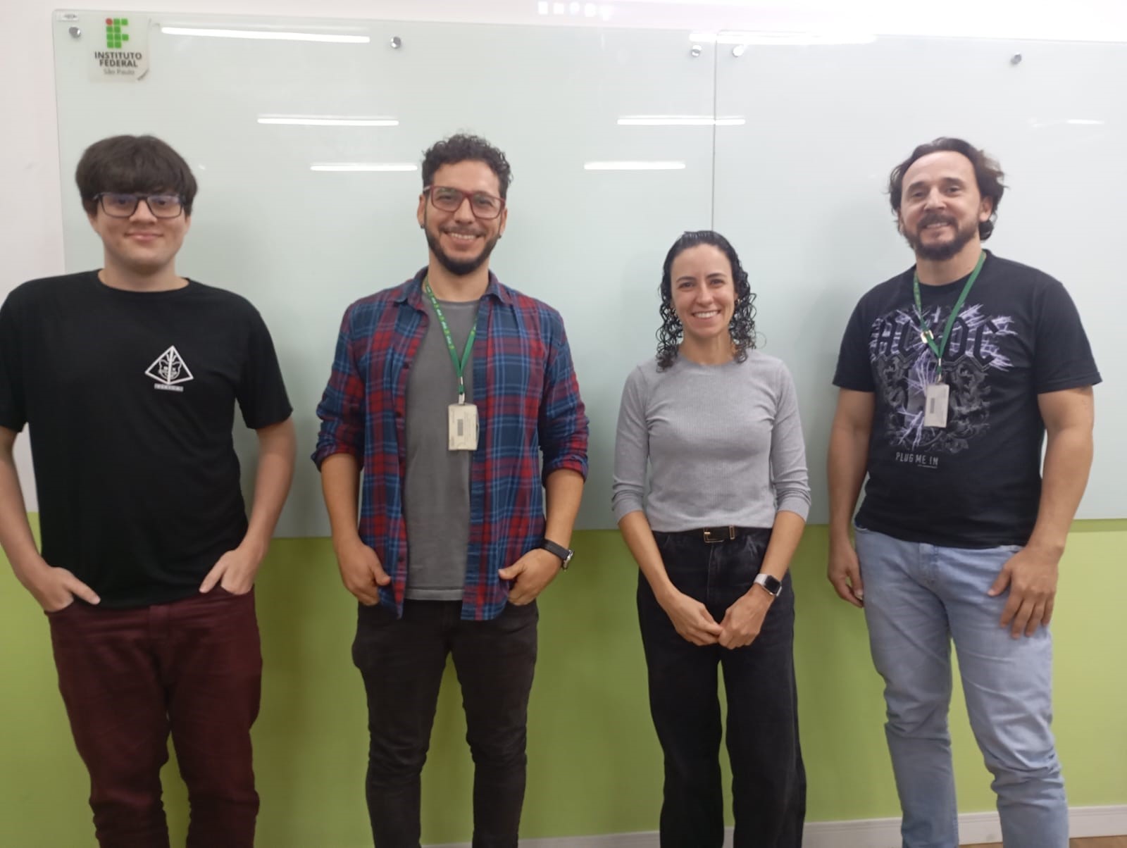 Imagem 4- Carlos, Alex, Natália e Jurandir