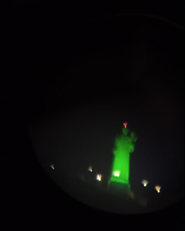 Imagem 4: Morro do Santo Antônio observado pela lente do telescópio