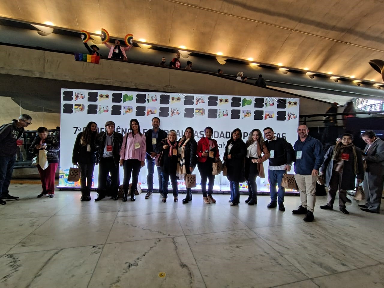 Imagem 1: Delegação de Caraguatatuba na etapa Estadual da Conferência das Cidades