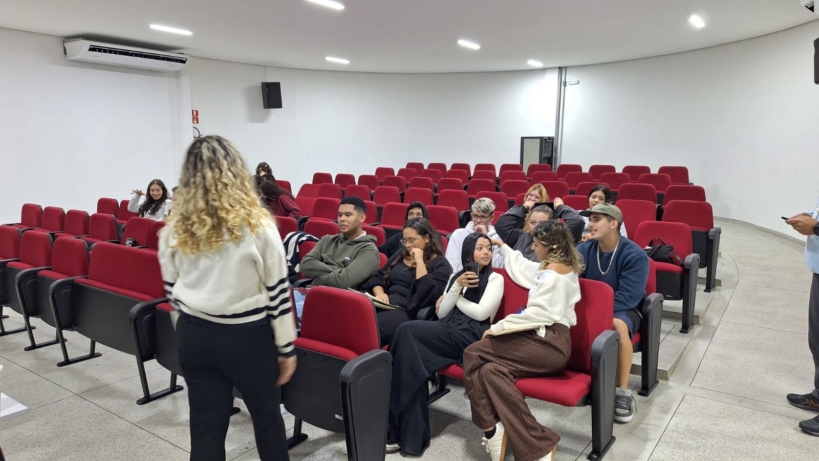 Imagem 3: Alícia dialogando com estratégias didáticas de construção do conhecimento