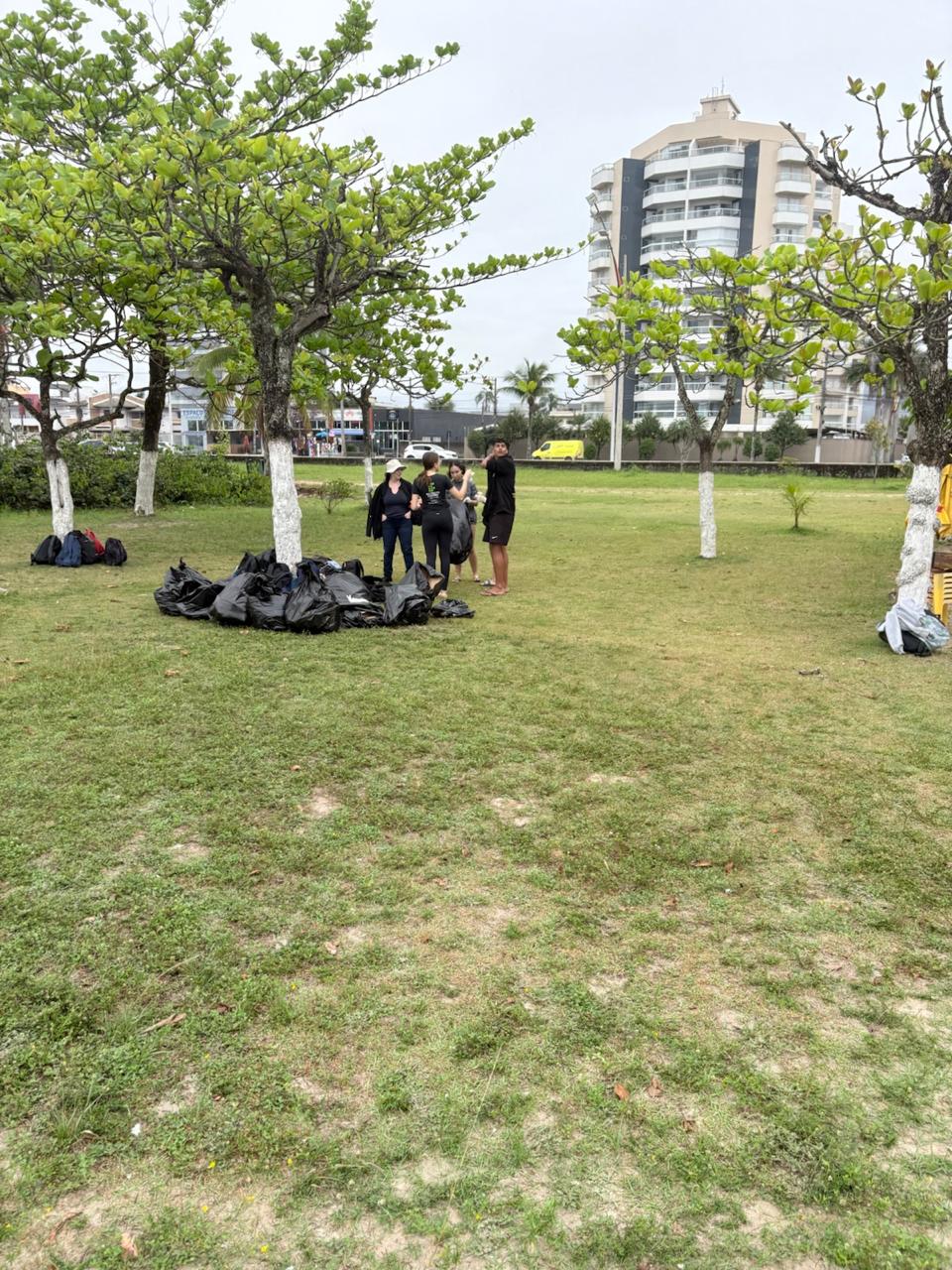 Imagem 3: material recolhido na praia do Indaiá