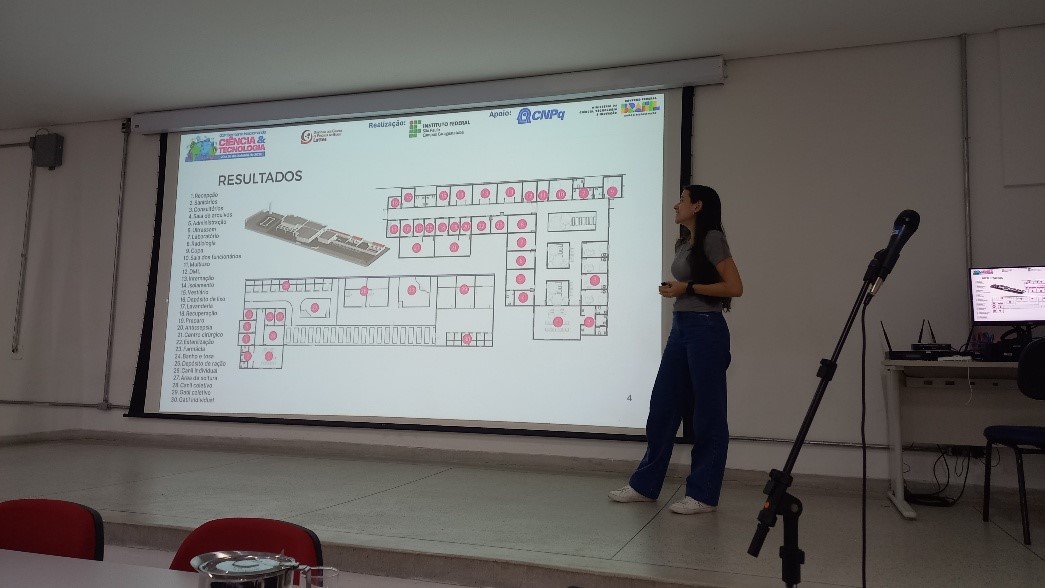 Imagem 10: Gabriela em sua apresentação