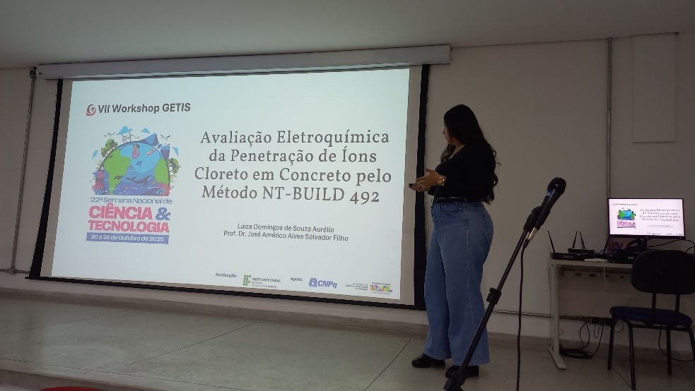 Imagem 13: Laiza em sua apresentação