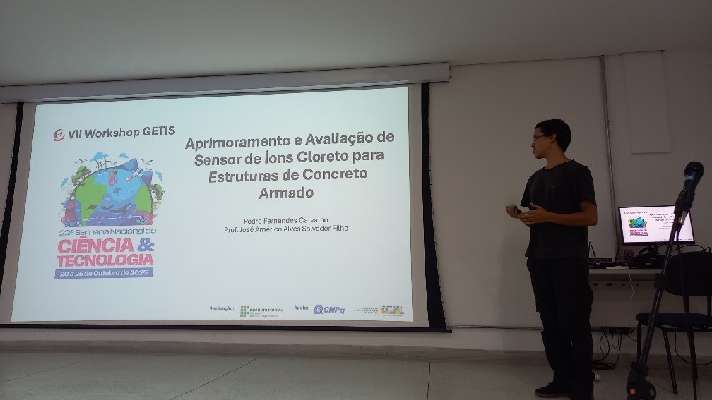 Imagem 14: Pedro em sua apresentação