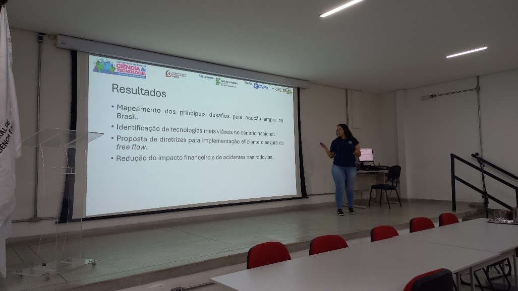 Imagem 4: Julia em sua apresentação